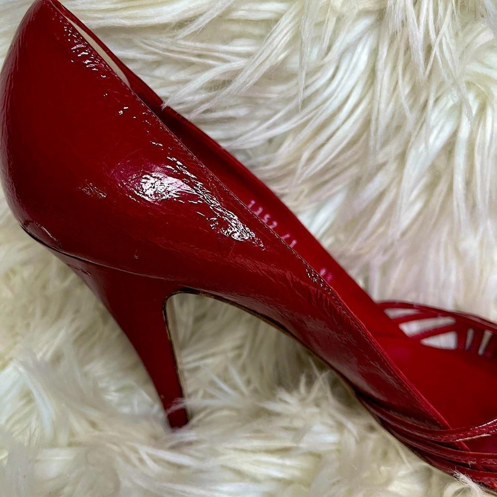 Sigerson Morrison Red Leather Heels​​​ - Picture 12 of 14